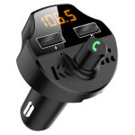 Transmetteur fm bluetooth voiture 5. 0, adaptateur audio sans fil pour autoradio kit voiture mains libres ...