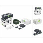 Festool ctlc midi aspirateur sans fil 36 v ( 2x 18 v ) classe de poussi�re l + 2x batterie 4, 0 ah + ...
