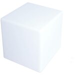 Cube led 40cm ? cube d�coratif lumineux. 40x40cm. blanc chaud. commande � distance
