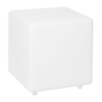 Lumisky - cube solaire lumineux multicolore casy blanc plastique h30cm