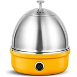 Cuiseur à oeufs mini ménage électrique - jaune Cuiseur à oeufs mini ménage électrique - jaune