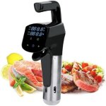 Cuiseur de pr�cision sous vide, 1800 w, bain d'eau wifi avec �cran lcd, marmite intelligente pour steaks, ...