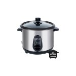 Cuiseur de riz - capacit 2. 8 litres - puissance 1000w - corps de acier inoxydable - bol antiadhsif ...
