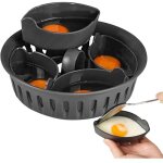 Cuiseur � ?ufs compatible accessoire pour cuisson des ?ufs cuiseur � ?ufs 2 en 1 accessoire de cuisson ...