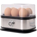 Cuiseur  ?ufs, cuisinier d'?ufs compact de 200 w, 6 ?ufs faciles  peler, oeufs mollets, oeufs moyens, ...