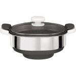 Cuiseur vapeur 3. 7l inox / gris moulinex xf384b10