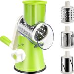 Cuisine manuelle, coupe legumes multifonctions avec 3 lames de tambour d�tachables, r�pe � fromage pour ...