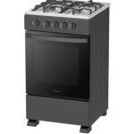 Cuisini�re � gaz oceanic oceacg5055gb 4 feux 7700 w noir 59 l