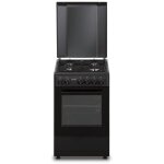 Cuisiniere gaz oceanic oceacg50gb - 4 feux - l49, 8 xp61 xh 86 cm - noir