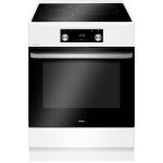 Cuisini�re induction 77l 3 feux blanc - amica - aci7005rb