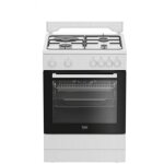 Cuisini�re mixte 73l 4 feux blanc - beko - fbs63121wd