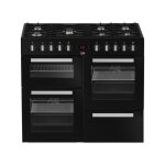 Cuisiniere piano de cuisson lectrique beko - 6 gaz + 1 wok - 100 cm - pf335325db