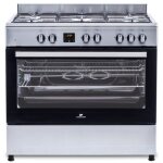Cuisiniere piano four multifonctions catalyse - continental edison - cecp9060ixdd - 95 l - affichage ...