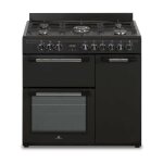 Continental edison - cuisiniere piano gaz 3 fours electriques cecp903fb - 5 feux - noir - largeur 90 ... Continental edison - cuisiniere piano gaz 3 fours electriques cecp903fb - 5 feux - noir - largeur 90 ...