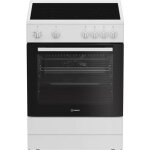 Cuisini�re vitroc�ramique 72l 4 feux blanc - brandt - i6v5kcw