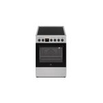 Continental edison - cuisiniere vitrocramique cecv50fcs - 4 feux - l49. 5 x h82. 7 xp58 cm - silver