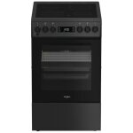 Cuisini�re vitroc�ramique whirlpool w5v8lcsa noir