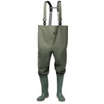 Cuissarde taille 43 vert olive pvc sur tissu support en pes pvc sur tissu support en polyester