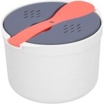 Cuisson vapeur rapide cuiseur riz micro - ondes, couvercle filtrant multifonctionnel, riz parfait toute ...
