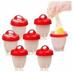 Cuit oeufs, 7 cuit pocheuse silicone oeuf, easy eggs cooker coquetier gel de silice de qualité alimentaire ... Cuit oeufs, 7 cuit pocheuse silicone oeuf, easy eggs cooker coquetier gel de silice de qualité alimentaire ...