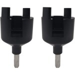 Cukol 2 pi�ces isolateur cloture electrique a visser mandrin de perceuse, rend isolateur plus rapide ...