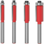 Cutter � queue de 6mm menuiserie outil, woodworking travail bois fraisage carbure c�ment� flush trim ...