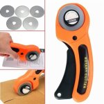 Cutter rotatif coupe tissus couteau d�coupeur tissu papier d�coupe de vinyle ciseaux de couture