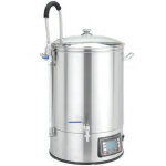 Cuve de brassage �lectrique pour la production de bi�re lcd 60 l 3000 w - hendi 289969