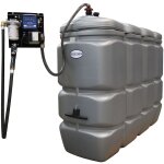 Renson - cuve stockage fuel pehd 2000l station 230v 50l / m