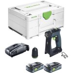 Cxs 18 - basic perceuse - visseuse sans fil 18 v 40 nm brushless + 2x batterie 4, 0 ah + chargeur rapide ...