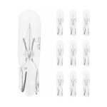 Cyclingcolors - 10x ampoule 12v 1, 2w t5 wedge transparent w2x4. 6d �clairage lumi�re universel bricolage ...