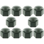 Cyclingcolors - 10x cache crou bouchon de protection hexagonal en plastique polythylne noir, m10 x ...