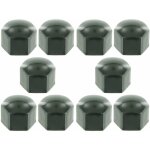 Cyclingcolors - 10x cache écrou bouchon de protection hexagonal en plastique polyéthylène noir, m6 x ... Cyclingcolors - 10x cache écrou bouchon de protection hexagonal en plastique polyéthylène noir, m6 x ...