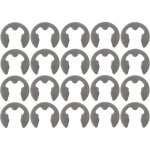 10x circlip externe bague de retenue en forme de e de sret pour arbres en acier  ressorts din 6799 ...
