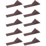 Cyclingcolors - 10x equerre d'assemblage double raccord universel taquet ferrure angle connecteur meuble ...