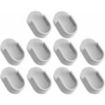 Cyclingcolors - 10x support de tringle ovale 30x15mm en plastique tube barre penderie dressing armoire ...