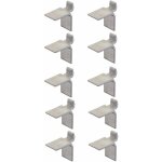 Cyclingcolors - 10x taquet aluminium �tag�re pour cr�maill�re support fixation attache armoire