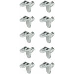 Cyclingcolors - 10x taquet métal équerre tenon 5mm pour plaquette bois meuble étagère support armoire ... Cyclingcolors - 10x taquet métal équerre tenon 5mm pour plaquette bois meuble étagère support armoire ...