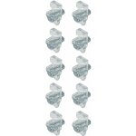 Cyclingcolors - 10x taquet plastique insert tenon acier 5mm pour tablette verre avec blocage meuble placard ...