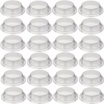 Cyclingcolors - 24x amortisseur de but�e silicone transparent rond diam�tre 12mm autocollant � coller ...