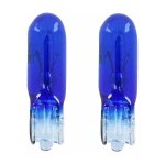 Cyclingcolors - 2x ampoule 12v 1, 2w t5 w2x4, 6d bleu wedge voiture tracteur remorque moto universel
