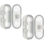 Cyclingcolors - 2x arr�t de chainette de store int�rieur avec boule � 3, 7mm � 4, 5mm en pvc translucide ...