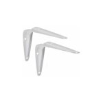 Cyclingcolors - 2x equerre console rigide en acier pour tagre  visser meuble support renfort mural ...