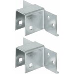 Cyclingcolors - 2x ferrure de lit assemblage acier cadre latte sommier bois support connecteur raccord ...