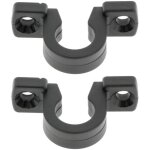 2x lacet espagnolette collier en plastique noir entraxe 36mm volet battant fentre bute maintien