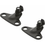 2x languette � visser pour fixation de compas sur le caisson abattant et relevant �cartement 37mm en ...