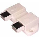 Cyclingcolors - 2x loqueteau magn�tique � pression double pour portes en verre force 2, 5kg � visser ...