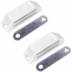 Cyclingcolors - 2x loqueteau magn�tique rectangulaire avec contre plaque acier loquet aimant armoire ...