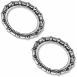 Cyclingcolors - 2x roulement cage � billes v�lo acier 27mm 37mm 14 billes 3, 97mm universel direction ...