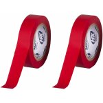 2x ruban adh�sif isolant pvc 19mm x 10m pour fils �lectriques tension de rupture 6000v scotch electricit� ...